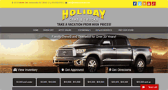 Desktop Screenshot of holidayusedcars.com