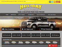 Tablet Screenshot of holidayusedcars.com